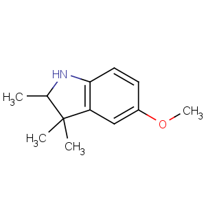 CAS No:41382-23-4 5-methoxy-2,3,3-trimethyl-1,2-dihydroindole