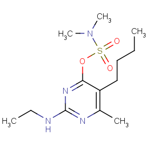 CAS No:41483-43-6 [5-butyl-2-(ethylamino)-6-methylpyrimidin-4-yl] N,N-dimethylsulfamate