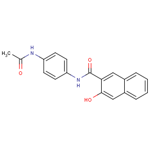 CAS No:41506-62-1 N-(4-acetamidophenyl)-3-hydroxynaphthalene-2-carboxamide