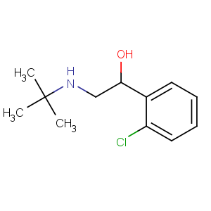 CAS No:41570-61-0 2-(tert-butylamino)-1-(2-chlorophenyl)ethanol