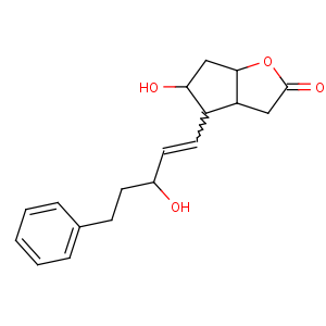 CAS No:41639-74-1 (3aR,4R,5R,6aS)-5-hydroxy-4-[(3S)-3-hydroxy-5-phenylpent-1-enyl]-3,3a,4,<br />5,6,6a-hexahydrocyclopenta[b]furan-2-one