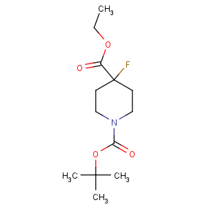 CAS No:416852-82-9 1-O-tert-butyl 4-O-ethyl 4-fluoropiperidine-1,4-dicarboxylate