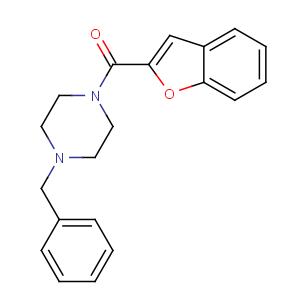 CAS No:41717-30-0 1-benzofuran-2-yl-(4-benzylpiperazin-1-yl)methanone