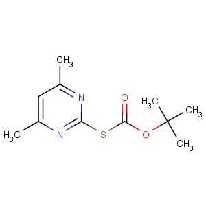 CAS No:41840-28-2 tert-butyl (4,6-dimethylpyrimidin-2-yl)sulfanylformate