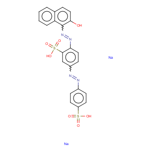 CAS No:4196-99-0 sodium 6-(2-hydroxynaphthylazo)-3,4'-azodibenzenesulphonate