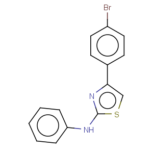 CAS No:42056-77-9 4-(4-Bromophenyl)-N-phenyl-2-thiazolamine