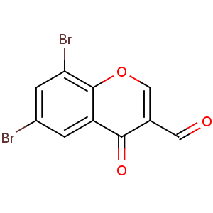 CAS No:42059-76-7 6,8-dibromo-4-oxochromene-3-carbaldehyde