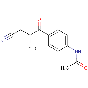 CAS No:42075-21-8 N-[4-(3-cyano-2-methylpropanoyl)phenyl]acetamide