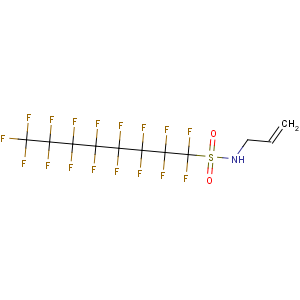 CAS No:423-86-9 1-Octanesulfonamide,1,1,2,2,3,3,4,4,5,5,6,6,7,7,8,8,8-heptadecafluoro-N-2-propen-1-yl-