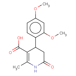 CAS No:423120-09-6 3-Pyridinecarboxylicacid, 4-(2,4-dimethoxyphenyl)-1,4,5,6-tetrahydro-2-methyl-6-oxo-