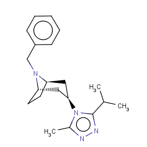 CAS No:423165-13-3 8-Benzyl-3-exo-(5-isopropyl-3-methyl-4H-1,2,4-triazol-4-yl)-8-azabicyclo[3.2.1]octane