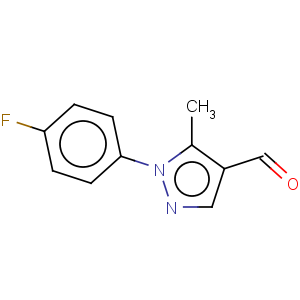 CAS No:423768-41-6 1-(4-Fluorophenyl)-5-methyl-1H-pyrazole-4-carbaldehyde