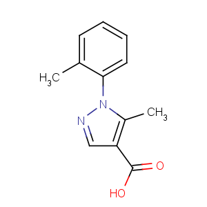 CAS No:423768-56-3 5-methyl-1-(2-methylphenyl)pyrazole-4-carboxylic acid