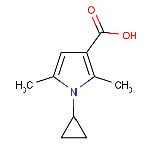 CAS No:423768-58-5 1-cyclopropyl-2,5-dimethylpyrrole-3-carboxylic acid