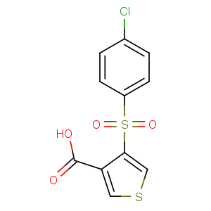 CAS No:423769-77-1 4-(4-chlorophenyl)sulfonylthiophene-3-carboxylic acid
