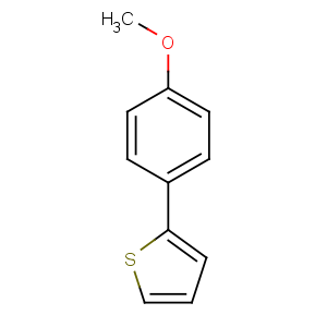 CAS No:42545-43-7 2-(4-methoxyphenyl)thiophene