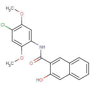 CAS No:4273-92-1 N-(4-chloro-2,5-dimethoxyphenyl)-3-hydroxynaphthalene-2-carboxamide