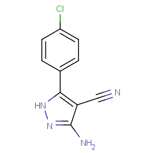 CAS No:42754-62-1 3-amino-5-(4-chlorophenyl)-1H-pyrazole-4-carbonitrile