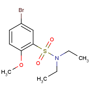CAS No:428471-30-1 5-bromo-N,N-diethyl-2-methoxybenzenesulfonamide