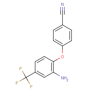 CAS No:42874-97-5 4-[2-amino-4-(trifluoromethyl)phenoxy]benzonitrile
