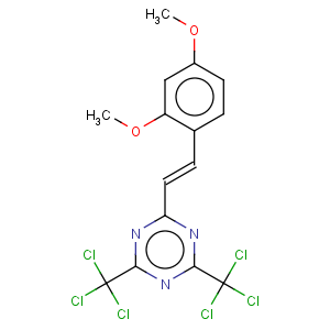 CAS No:42880-08-0 4,6-Bis-(trichloromethyl)-2-(2,4-dimethoxystyryl)-1,3,5-triazine