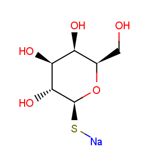 CAS No:42891-22-5 b-D-Galactopyranose, 1-thio-,monosodium salt (9CI)