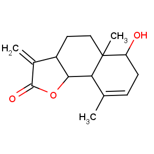 CAS No:4290-13-5 Naphtho[1,2-b]furan-2(3H)-one,3a,4,5,5a,6,7,9a,9b-octahydro-6-hydroxy-5a,9-dimethyl-3-methylene-,(3aS,5aR,6R,9aS,9bS)-