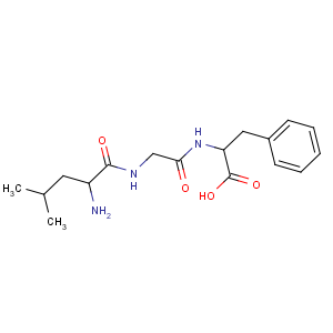 CAS No:4294-25-1 2-[[2-[(2-amino-4-methylpentanoyl)amino]acetyl]amino]-3-phenylpropanoic<br />acid