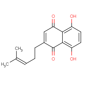 CAS No:43043-74-9 5,8-dihydroxy-2-(4-methylpent-3-enyl)naphthalene-1,4-dione