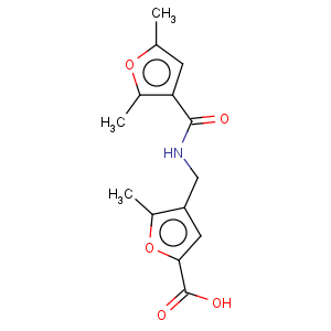 CAS No:430448-79-6 4-([2,5-dimethyl-furan-3-carbonyl)-amino]-methyl)-5-methyl-furan-2-carboxylic acid