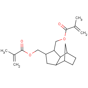 CAS No:43048-08-4 2-Propenoic acid,2-methyl-, 1,1'-[(octahydro-4,7-methano-1H-indene-5,?-diyl)bis(methylene)]ester