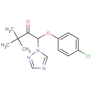 CAS No:43121-43-3 1-(4-chlorophenoxy)-3,3-dimethyl-1-(1,2,4-triazol-1-yl)butan-2-one