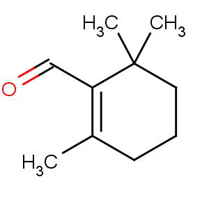 CAS No:432-25-7 2,6,6-trimethylcyclohexene-1-carbaldehyde