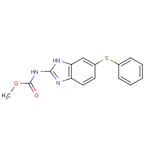 CAS No:43210-67-9 methyl N-(6-phenylsulfanyl-1H-benzimidazol-2-yl)carbamate