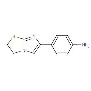 CAS No:4335-34-6 4-(2,3-dihydroimidazo[2,1-b][1,3]thiazol-6-yl)aniline