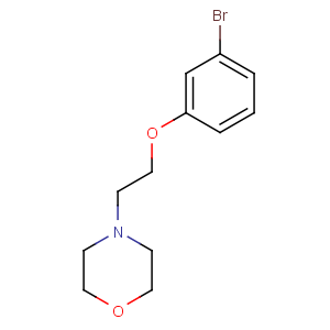 CAS No:435283-95-7 4-[2-(3-bromophenoxy)ethyl]morpholine