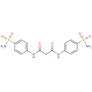 CAS No:4354-82-9 n,n''-bis-(4-sulfamoyl-phenyl)-malonamide