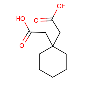 CAS No:4355-11-7 2-[1-(carboxymethyl)cyclohexyl]acetic acid