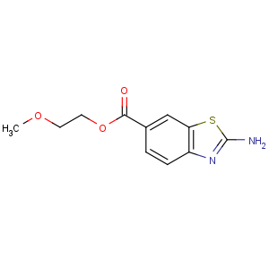 CAS No:436088-66-3 2-methoxyethyl 2-aminobenzothiazole-6-carboxylate