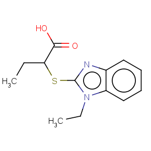 CAS No:436088-88-9 Butanoic acid,2-[(1-ethyl-1H-benzimidazol-2-yl)thio]-