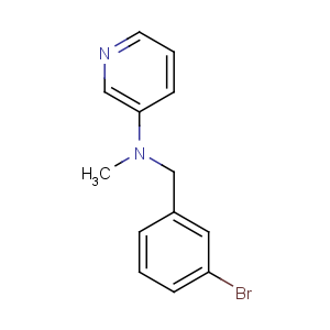 CAS No:436096-90-1 N-[(3-bromophenyl)methyl]-N-methylpyridin-3-amine