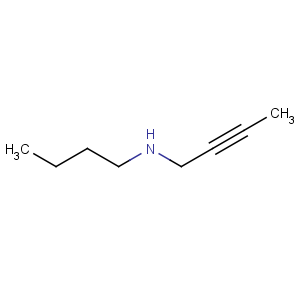 CAS No:436099-56-8 2-Butyn-1-amine,N-butyl-, hydrochloride (1:1)