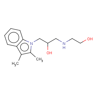 CAS No:436099-60-4 1-(2,3-Dimethyl-indol-1-yl)-3-(2-hydroxy-