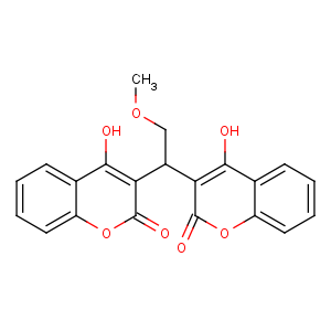 CAS No:4366-18-1 4-hydroxy-3-[1-(4-hydroxy-2-oxochromen-3-yl)-2-methoxyethyl]chromen-2-<br />one