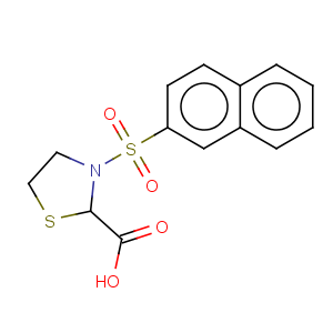 CAS No:436811-27-7 3-(naphthalene-2-sulfonyl)-thiazolidine-2-carboxylic acid