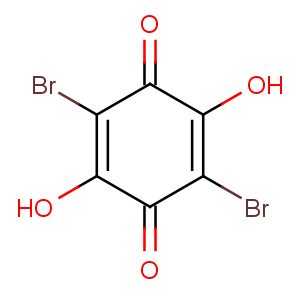 CAS No:4370-59-6 2,5-dibromo-3,6-dihydroxycyclohexa-2,5-diene-1,4-dione
