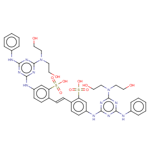 CAS No:4404-43-7 Benzenesulfonic acid,2,2'-(1,2-ethenediyl)bis[5-[[4-[bis(2-hydroxyethyl)amino]-6-(phenylamino)-1,3,5-triazin-2-yl]amino]-