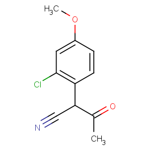 CAS No:441060-95-3 2-(2-chloro-4-methoxyphenyl)-3-oxobutanenitrile