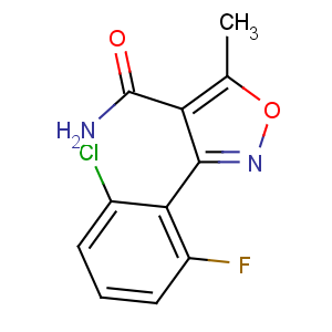 CAS No:4415-11-6 3-(2-chloro-6-fluorophenyl)-5-methyl-1,2-oxazole-4-carboxamide