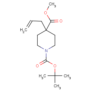 CAS No:441774-09-0 1-O-tert-butyl 4-O-methyl 4-prop-2-enylpiperidine-1,4-dicarboxylate